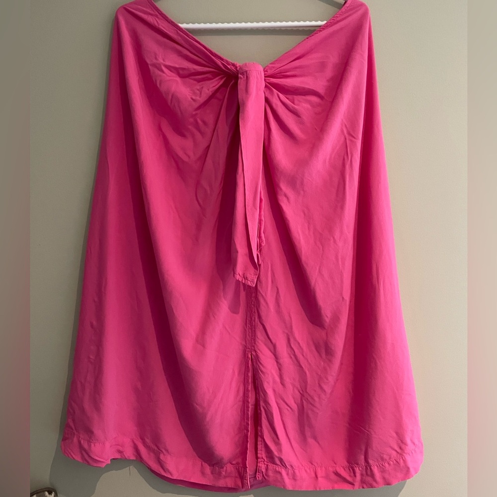 Joe Fresh Hot Pink Tie-Front Sarong